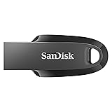 SanDisk 256GB ウルトラカーブ USB 3.2 フラッシュドライブ ブラック 最大100MB/秒。