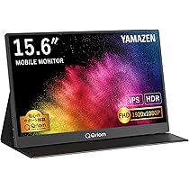 新品未使用　山善ヤマゼン　15.6インチモバイルモニター QMM-156R QMM-156R モバイルディスプレイ FullHD YAMAZEN(山善) ブラック