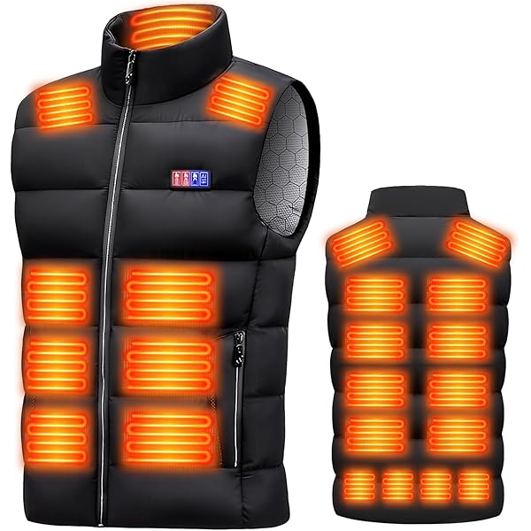 Amazon.co.jp: [BARGOHOY] 電熱ベスト 加熱ベスト 16箇所発熱 速暖