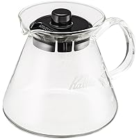 カリタ Kalita コーヒーサーバー 耐熱ガラス製 500ml 2~4人用 G #31255 電子レンジOK メモリ付き フタ付き ガラス製ハンドル 喫茶店 カフェ おしゃれ