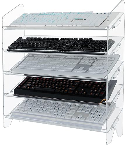 Amazon.co.jp: キーボードディスプレイスタンド | アクリル