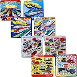車 電車 ミニ パズル セット 全８種 ×各１個 計８個セット(小容量 ご家庭 おすそわけ お誕生日会 向け) ２０ピースパズル 対象年齢 ３歳以上 初心者 幼児 子供 コンパクトサイズ １４×１５ｃｍ 電車 新幹線 車 ミニカー好き プレゼント ごほうび お誕生日 お祭り 縁日 子供会