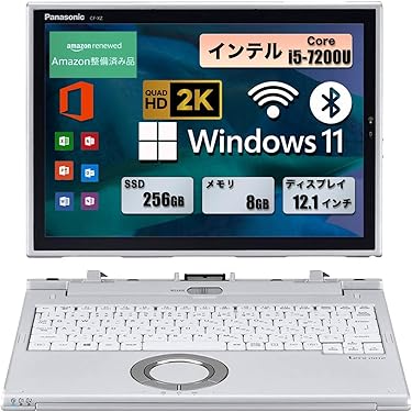 レア✨2in1ノートパソコン☘️2019年モデル☘️メモリ8GB☘️SSD☘️Wカメラ 840H Panasonic Let's note SV9 Core i5 10310U 顔認証 Wi-Fi6 m