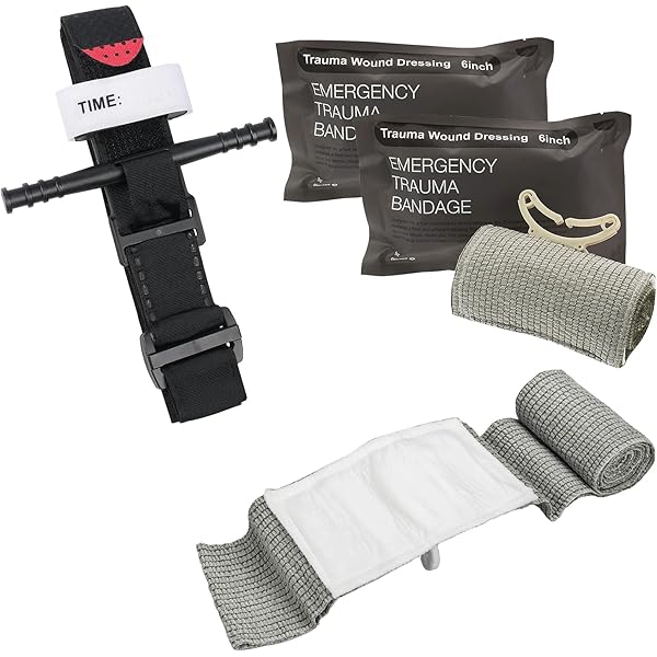 ミリタリー用 イスラエルバンデージ 12個セット ＋ 止血帯3個 Amazon | 「イスラエルバンテージ」として知られる個人用