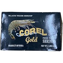 Amazon.co.jp: 冷凍エビ（ブラックタイガー）無頭・殻付き 1.8kg
