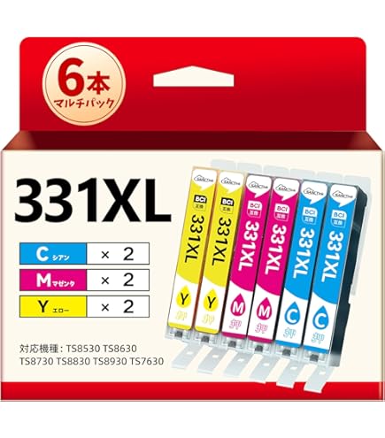 Amazon.co.jp: SANCTink BCI-331XL+BCI-330XL/6MP インク キャノン用