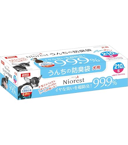 Amazon.co.jp: ニオレスト うんちの防臭袋【SSサイズ 210枚】犬用 臭い