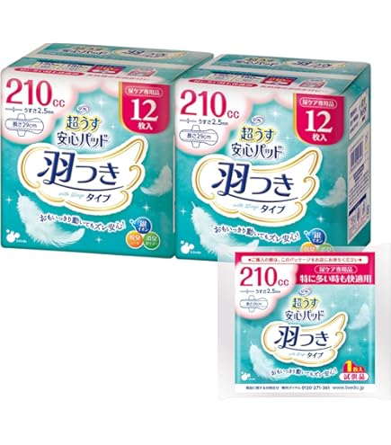 Amazon | リフレ 超うす安心パッド 羽つき210cc 12枚 | リフレ | 軽