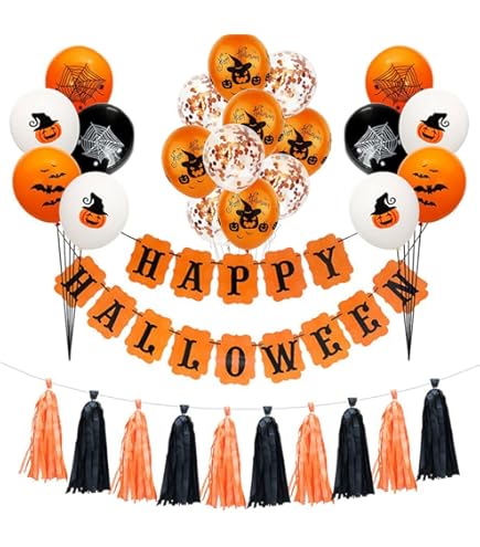 Amazon | ハロウィン 飾り 風船 バルーンセット 豪華100ピース