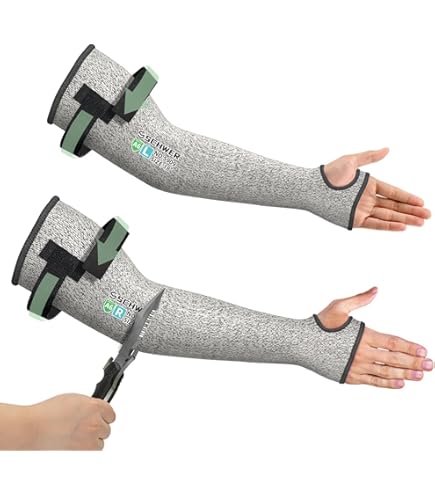 Amazon.co.jp: [アンセル] 耐切創腕カバー ハイフレックス 11