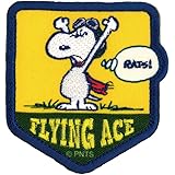 ミノダ SNOOPY VINTAGE ワッペン フライングエース S02Y9610