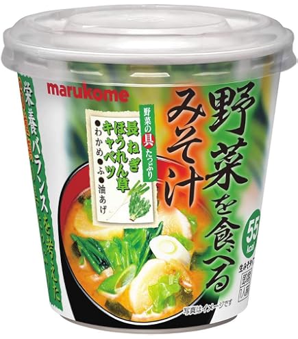 Amazon.co.jp: マルコメ カップ料亭の味 とうふ 即席味噌汁 1食×6個