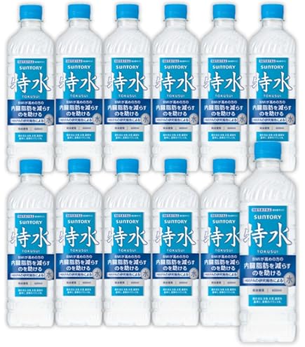 Amazon.co.jp: 《ケース販売》 サントリー 特水(機能性表示食品) 600mL