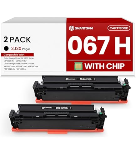 Canon 067 インクカートリッジ セット Amazon.com: 067 Toner Cartridge Set 067H MF656Cdw MF654Cdw