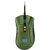 Razer DeathAdder V2 ゲーミングマウス HALO Infinite Edition 右手エルゴノミック形状 Focus+センサー 20000DPI 軽量112g 光学スイッチ 8ボタン 柔らかい布巻ケーブル Chroma 【日本正規