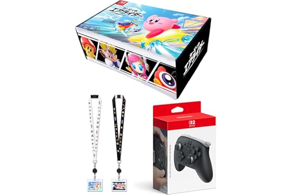 【セット販売限定・単品購入不可】【オリジナルデザインBOX入り】【任天堂純正品】Nintendo Switch 2 Proコントローラー & 【Amazon.co.jp限定】特典 オリジナルネックストラップ(IDカードホルダー付き) 同梱