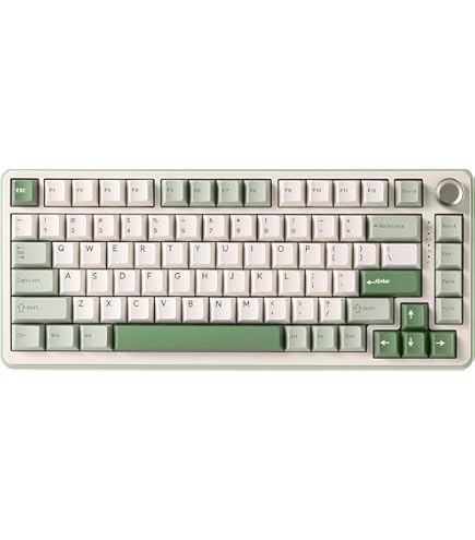 ほぼ新品YUNZII X75 PRO キーボード 82キー クリスタルホワイト軸 Amazon | YUNZII X75 PRO 82キーワイヤレス ホットスワップ対応