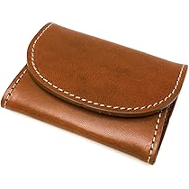 本革 ミニ財布 栃木レザー コンパクト財布 小銭入れ付き 革財布 キャメル 栃木レザー 小さい財布 / レディース メンズ ミニウォレット