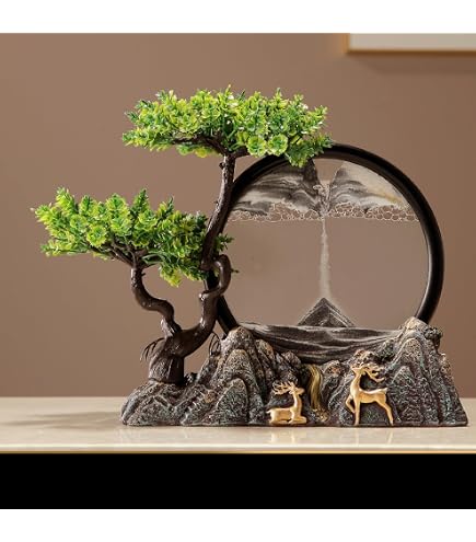 Amazon｜人工盆栽 大型屋内人工植物 フェイク盆栽 フェイクツリー
