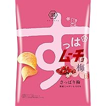 Amazon.co.jp: 湖池屋 すっぱムーチョチップス さっぱり梅味 55g×12袋 