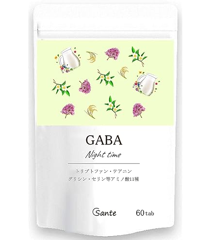Amazon.co.jp: 日本サンテ リラックス タイム サプリ GABA 3600mg配合