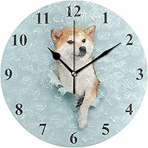 【リアル】壁掛け ペット時計 かわいい ロットワイラー インテリア リアル】壁掛け ペット時計 かわいい ロットワイラー インテリア
