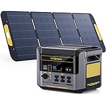 Amazon.co.jp: VTOMAN ポータブル電源 ソーラーパネル セット