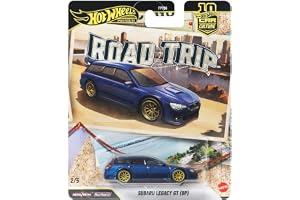 ホットウィール(Hot Wheels) カーカルチャー ロードトリップ スバル レガシィ GT (BP) ミニカー 3歳から JKF07 | 1:64スケール・Road Trip・Subaru Legacy GT (BP)・Real Riders™タ
