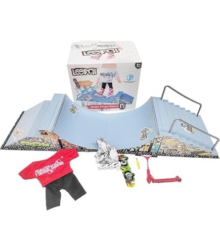 Amazon | 指スケ パークキット 指スケパーク おもちゃ 指スケボ 6in1