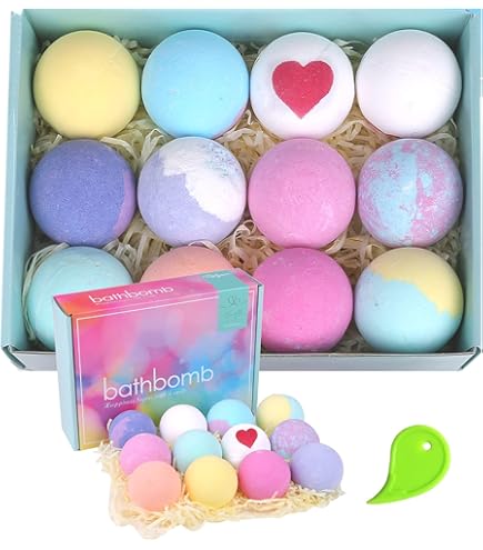Amazon | バスボム12個 入浴剤ギフトセット 誕生日プレゼント 女性