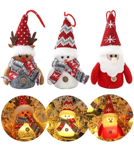 Amazon.co.jp: かわいい手作り ガラス細工 クリスマス オーナメント