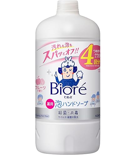 Amazon.co.jp: 花王 ビオレu 泡ハンドソープ フルーツ ポンプ 240ml