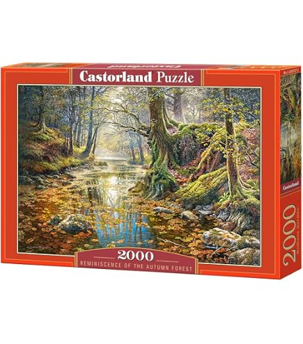 Castorland Toadstool Cottage 2000 Piece Jigsaw Puzzle - Challenging Adult Puzzle - View #5