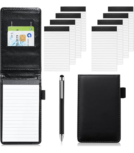 【新品未使用】GUCCI　レザーメモ帳　ミニ　ポケットノート　アクセサリー Amazon.co.jp: ミニポケットメモ帳ホルダーセット 丈夫なカバー