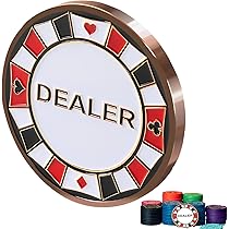 Amazon | fogman ディーラーボタン ポーカー カジノ 本格的 おしゃれ