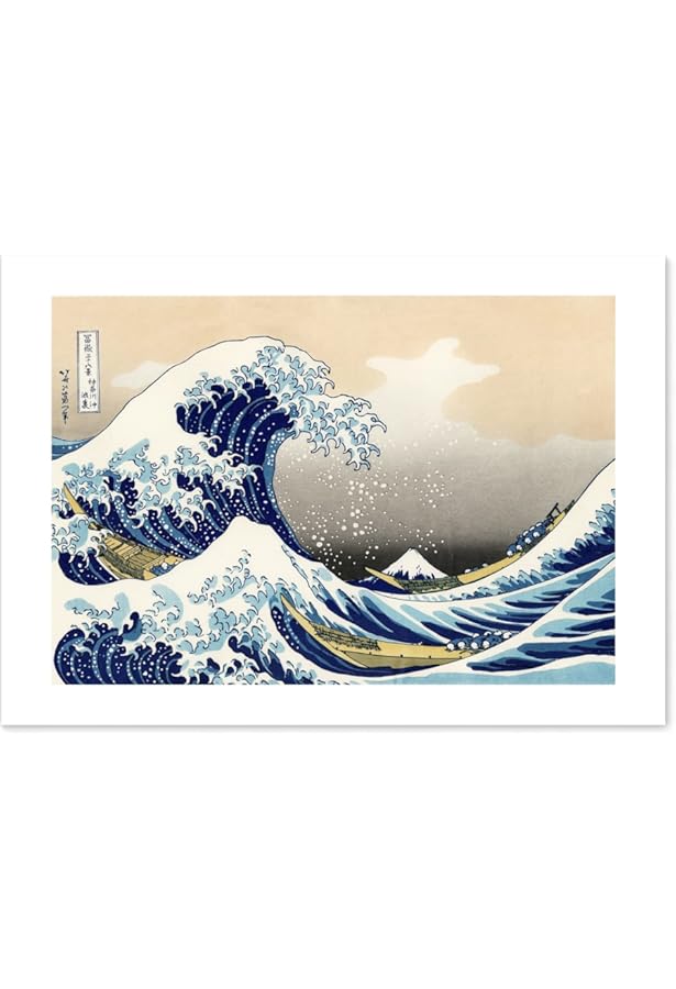 有名な浮世絵12選 切り取って飾れるA4サイズ | 葛飾北斎 |本 | 通販