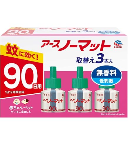 Amazon.co.jp: アースノーマット 本体+詰め替え 60日用x4本