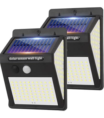 Amazon.co.jp : 20LED センサーソーラーライト ブラック 屋外 防水仕様