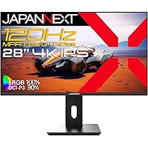 JAPANNEXT 28インチ 4Kモニター IPSパネル JAPANNEXT 28.2インチ IPSパネル搭載 4K Plus(3840x2560)解像度