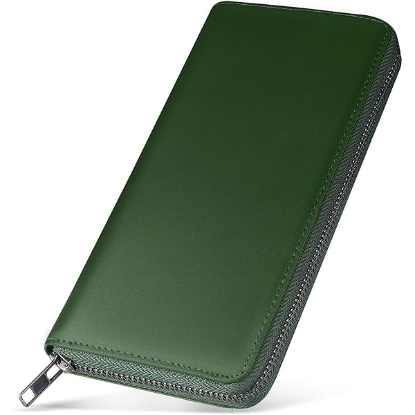 ANNAK(アナック) 栃木レザー ギャルソンロングウォレット　グリーン本革 annak ANNAK(アナック) 栃木レザー ギャルソンロングウォレット