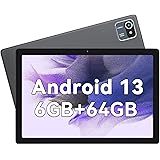 【Android 13 6GB +64GB】HiGrace タブレット 10インチ wi-fiモデル 1TB TF拡張、WiFi+1280*800 IPS 5MP/8MP+Type-C充電+Bluetooth+5000mAh+デュアルカメラ…