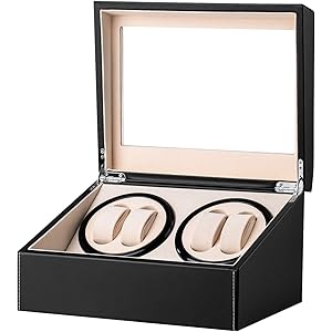 YOUGOU 【令和最新版】ワインディングマシーン 静音設計 ウォッチワインダー 新型の腕時計自動巻き上げ機 自動巻き時…