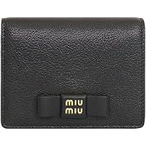 Amazon | [ミュウミュウ] 財布(二つ折り財布) 5MV204 2CKV ネロ