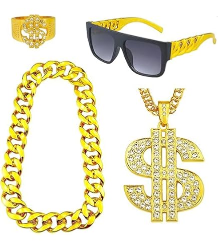 Amazon.co.jp: 合金製ジュエリー ドル ネックレス メッキ