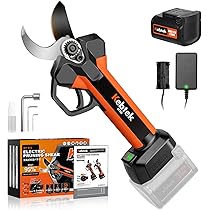 Kebtek 電動剪定はさみ KT993 フッ素刃を新採用】Kebtek電動剪定バサミ 切断径25mm 品番YDN-B007-NEW