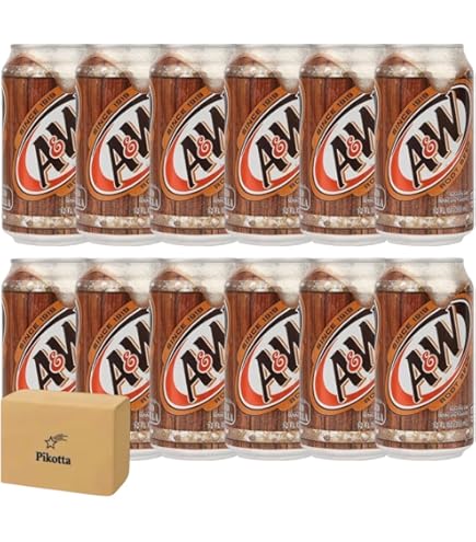 A&W ルートビア 12缶入り✖︎４ケース A&W ルートビア 355ml×48本 ROOTBEER : コンテナ本舗(インボイス対応可 ソフトドリンク