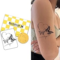 Amazon.co.jp: Boldink タトゥーシール 半永久的 ジャグアタトゥー 2枚