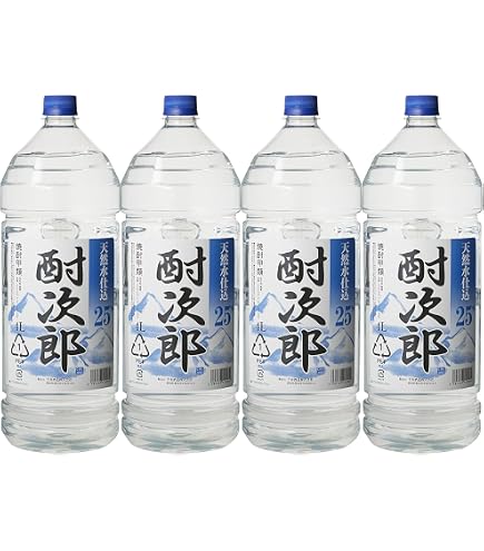 Amazon.co.jp: 福井酒造 自遊自在 25度 4Lペット 4000ml×4本 ケース 甲 