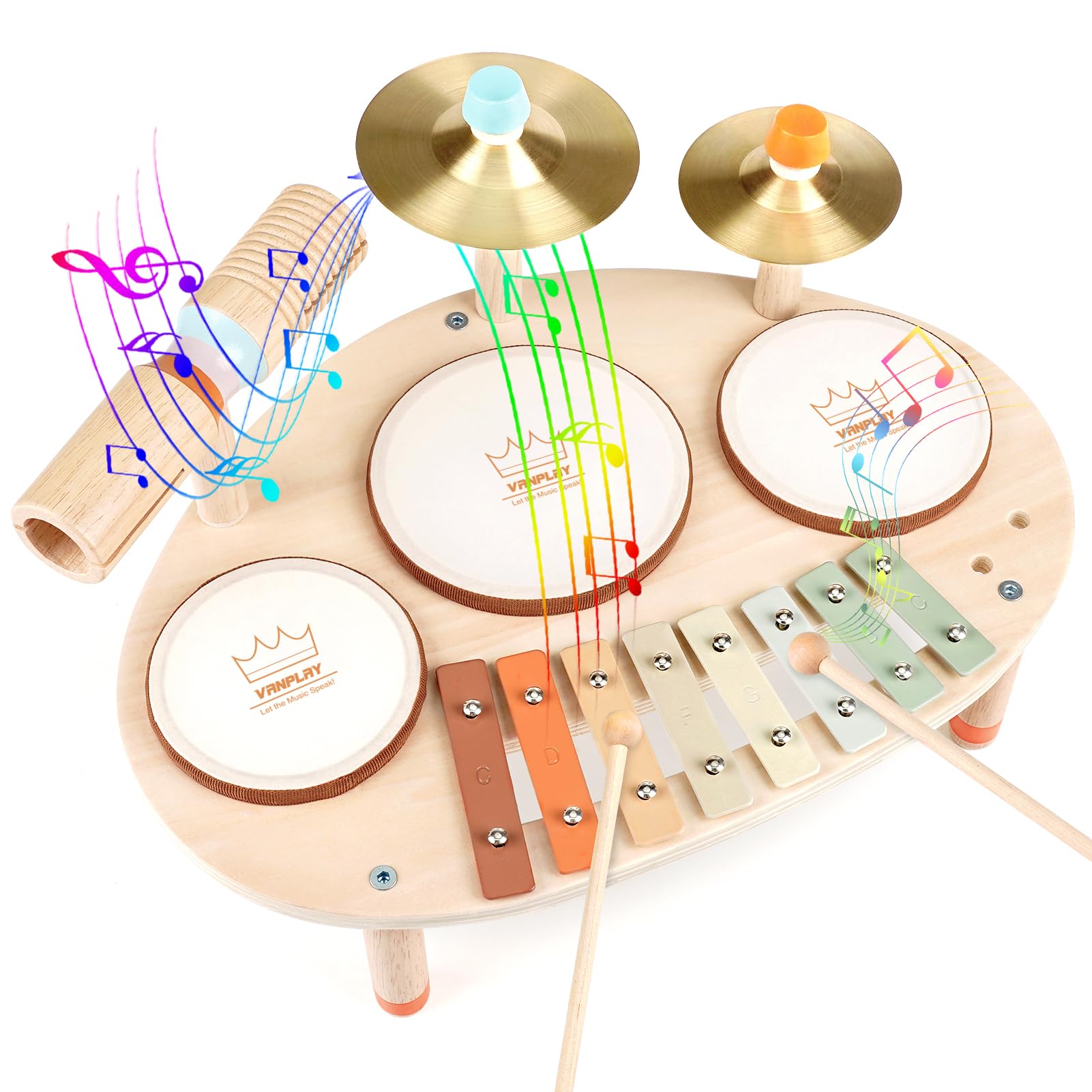子供向けドラムセット モンテッソーリ玩具:早期発達を促す知育おもちゃ — 買い時?