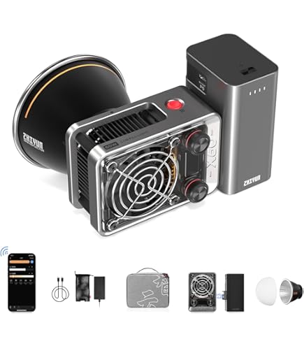 Amazon | Zhiyun CINEPEER C100 コンボ 100W RGBWW ライトワンド